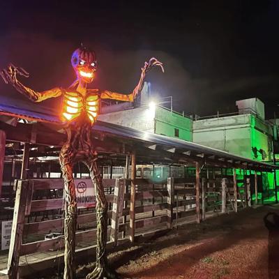 Haunted house set detail at Slaughterhouse Tucson